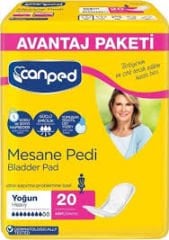 Canped Mesane Pedi Avantaj Paket Large 20 lik pkt (4x20=80 adet)
