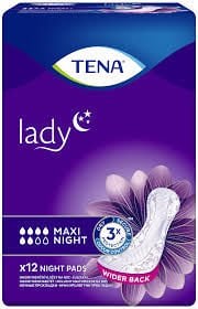 Tena Mesane Pedi Lady Maxi Nıght  12 li paket (6x12=72 adet)