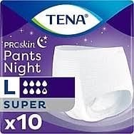 Tena 7,5 Damla Süper Emici Külot Hasta Bezi Large (4*10=40 adet)