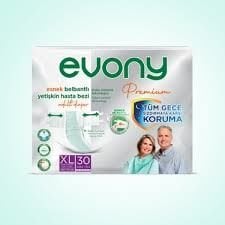 Evony Premium Belbantlı Hasta Alt Bezi XLarge 30 Luk Pk