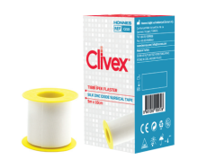 Clivex Tıbbi İpek Flaster 5mx5cm