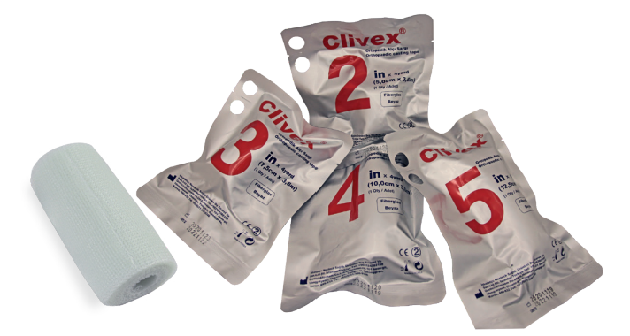 Clivex Ortopedik Sentetik Alçı 4'' 10cm x 3,6m