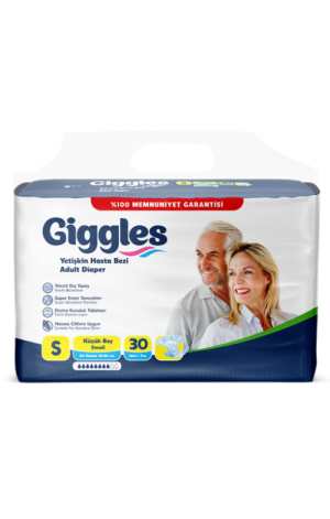 Giggles Belbantlı Hasta Alt Bezi Small (Küçük) 30 Luk Pk (4*30=120 adet)