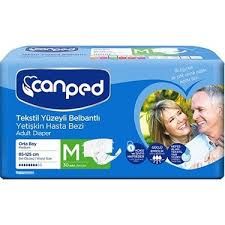 Canped Belbantlı Hasta Alt Bezi Medıum 30 luk pkt (2*30=60 adet)