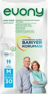 Evony Külotlu Hasta Bezi Medıum 30 Luk Paket