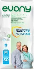 Evony Külotlu Hasta Bezi Medıum 30 Luk Paket