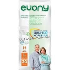Evony Külotlu Hasta Bezi Large 30 Luk Paket