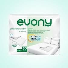Evony Yatak Koruyucu Örtü 60X90 30 Luk Paket