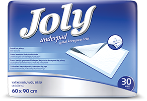 JOLY UNDERPAD YATAK KORUYUCU ÖRTÜ 60X90 30'LUK PAKET