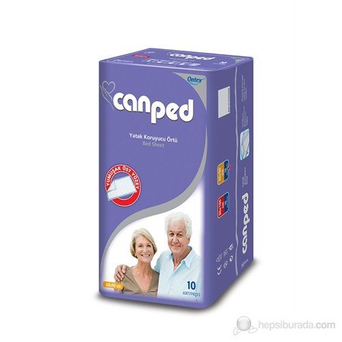 CANPED YATAK KORUYUCU ÖRTÜ (60*90) 10'LUK PAKET